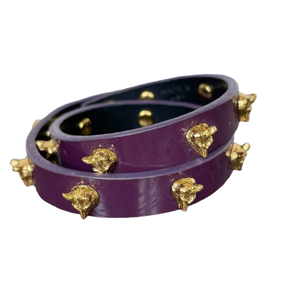 Tory Burch Fox Head Wrap Bracelet
